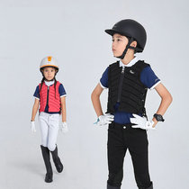 Children riding armor to protect vests Children's equestrian armor Knight clothing and equestrian armor safe and breathable