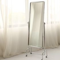 Set of wooden rooms Designer removable adjustable Nordic full-length mirror Fashionable full-length mirror Light luxury