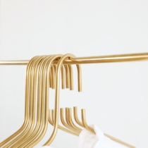Set of wooden rooms designer brass ins simple hangers bed and breakfast clothing store decorative clothes rack clothes rack