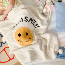 (Baby blanket)ins Soft baby blanket Multi-function dual-use air-conditioning quilt baby nap blanket machine washable