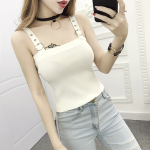 Knitted sling summer stripes fashion inner vest self-cultivation