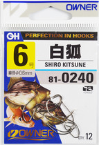 Japan imported Oona White Fox with spiny hook outdoor competitive sea fishing hook Taiwan hook loose hook loose hook 810240