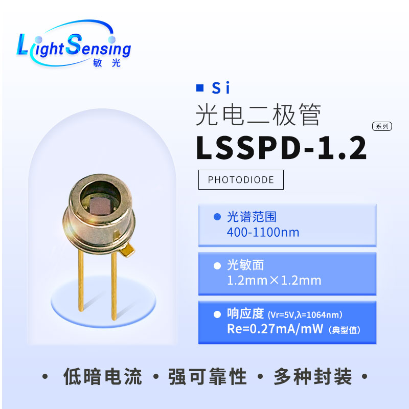 LSSPD-1 2 Beijing Minlight 400-1100nm 1 2mm Silicon PIN photoelectric detector photodiode