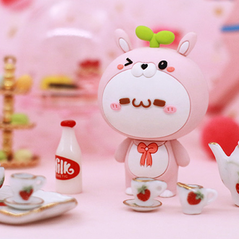 歪瓜出品长草颜团子动物系列盲盒盲袋潮流公仔闺蜜女生日礼物