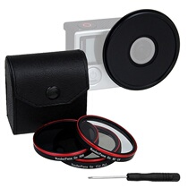 United States Fotodiox GoPro Hero3 4 Accessories UV CPL polarizer ND8 Dimming Mirror Filter set