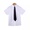 Boys' short sleeved shirt+tie