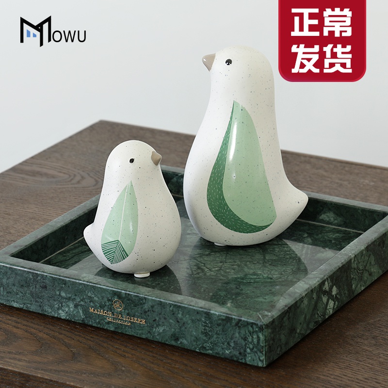 The Nordic ceramic bird house home desktop furnishing articles sitting room TV ark adornment children room decoration ideas