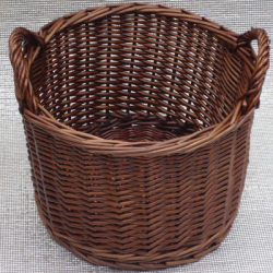 Free shipping, great value wicker storage basket without cover, rattan basket storage basket, laundry basket, dirty clothes blue wicker basket