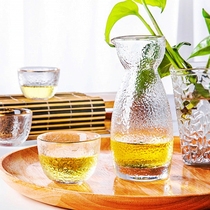 Day Style Hammering Glass Clear Wine Pot Wine With Girls Wine Glasses Iced Plum Wine Goblet Wine Glass Rice Wine Small Wine Mug