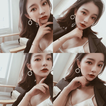 (Original design) natural freshwater pearl earrings female temperament ear clip without ear hole female cold wind ear ornaments