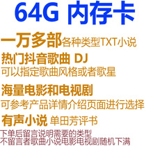 64G card Memory card MP3MP4MP5 phablet Downloadable songs novels movies TV series audio novels
