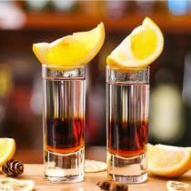 Glass white wine cup Storage box with cup shelf Small wine glass cup White wine set Test tube bullet cup