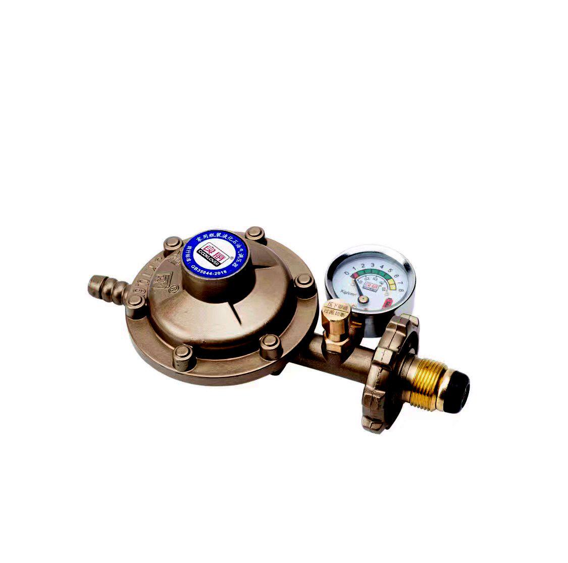 新国标瓶装液化石油气家用调压器减压阀0.6