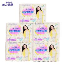 5 packs of night-use sanitary napkins cotton-faced sanitary napkins 20 pieces 310mm ultra-wide anti-back leakage aunts towel