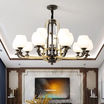 New Chinese style living room chandelier Personality creative flower branch lamp Dining room bedroom aisle lamp Chinese style light luxury classical lighting