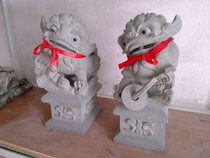 28CM boutique Blue Stone Xiaonan lion lion lion town house feng shui ornaments Huian stone carving factory direct sales