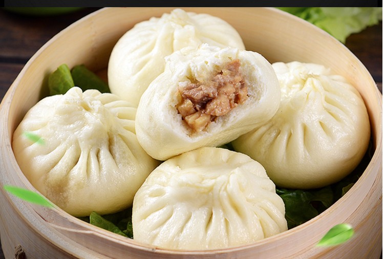 扬州特产三和四美包子速冻手工萝卜丝包子营养早餐12只装360g/袋