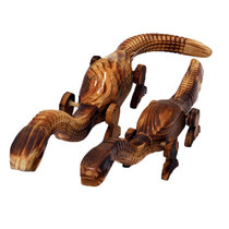 Wooden simulation animal model Childrens early education Yili wooden ordinary childrens toys Dinosaur craft gifts