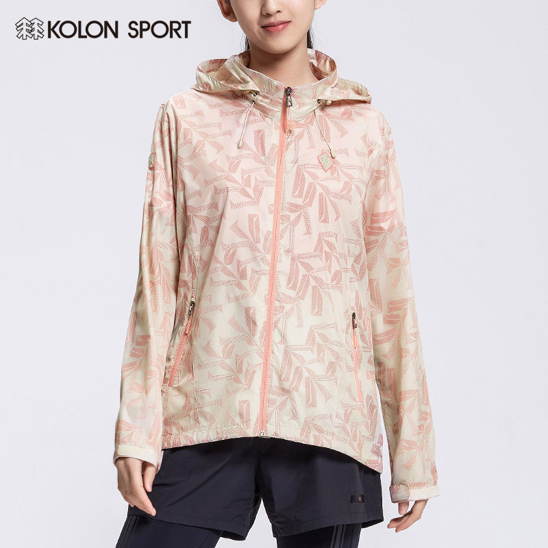 kolonsport可隆春夏女士皮肤衣户外超轻防风衣女防晒衣lkjm70021