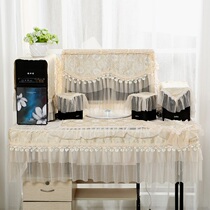 European style cloth lace desktop 22 inch 24 inch computer dust cover LCD monitor computer desk cover cloth