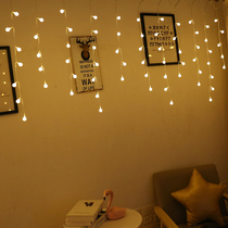 LED ball ice strip curtain curtain outdoor indoor romantic background Net red Christmas holiday Creative Lantern flashing light