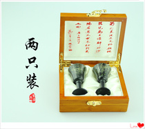 Jiuquan Luminous Cup jade cup tea glass Gansu Wushan Mandarin Jade Qi Lianyuhe shop jade ink luminous