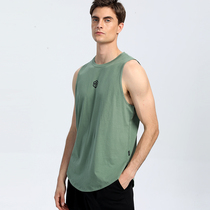 Male Loose Basketball Running Jersey Speed Dry Training Wear Sleeveless Cotton T-shirt Track-and-field Blouse Sports Casual Fitness Vest