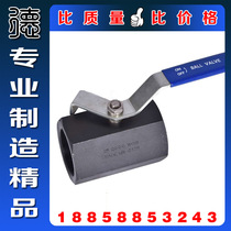 Manufacturer direct selling stainless steel hexagonal ball valve hexagonal carbon steel ball valve 2000WOG threaded American necking ball valve