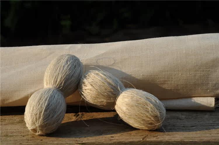 正品出口韩国日本夏布苎麻布纯手工非物质文化遗产宜春特产60细布