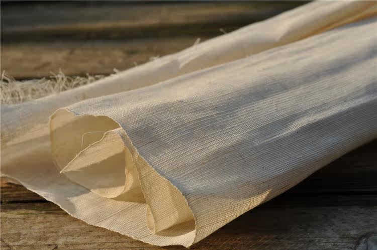 正品出口韩国日本夏布苎麻布纯手工非物质文化遗产宜春特产60细布