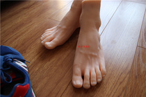 Male foot model simulation foot model shoes and socks display model white socks handsome men handsome feet silicone inverted mold
