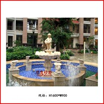 Sandstone Sculptures Round Carved Sandstone Bas-relief Hotel Clubhouse Mall cell Room inside and outside Decorative Kid Spray Pool