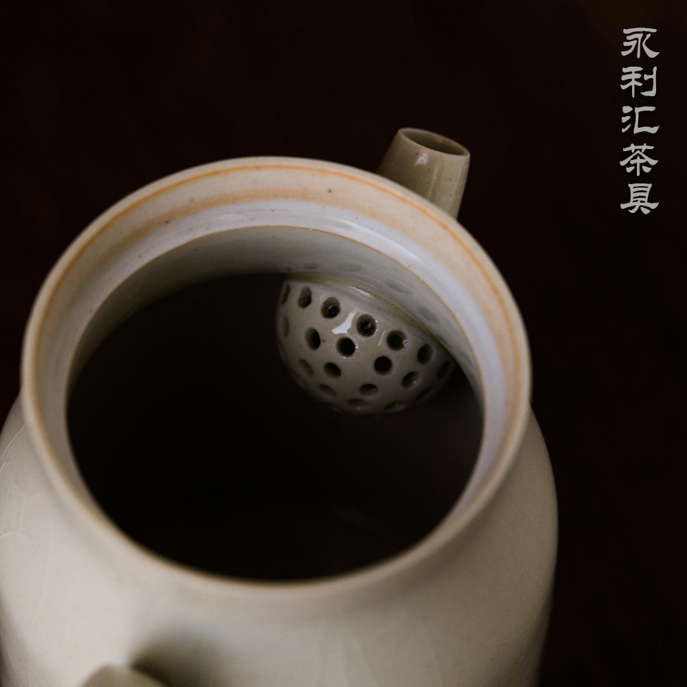 One little teapot with dahongpao teapot single pot small filter Japanese kung fu tea set of jingdezhen ceramics