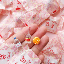 Supermarket snack play blind bag handmade miniature world model mini pocket 1:12 scene toy homemade food play