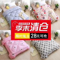 Thickened Warm All Cotton Quilt Winterwinter Quilt Core All Season Universal 10 Jin Single Double Student Dormitory Spring Autumn Summer Cool Air Conditioning