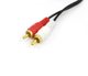 Lotus one-point-two audio cable 3.5mm double Lotus audio cable TV mobile phone power amplifier computer speaker connection cable TV two-channel output input power amplifier AUX audio cable