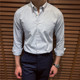 Mr. Lu San men's business slim striped long-sleeved shirt British casual retro shirt Korean version of Japanese trendy men Mr. Lu San men's business slim striped long-sleeved shirt British casual retro shirt Korean version of Japanese trendy men