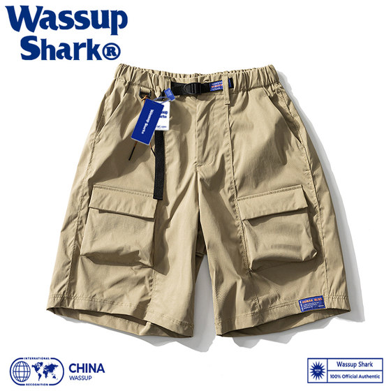 Wassup Shark American work shorts men and women summer trendy brand loose casual sports function five-point pants thin
Wassup Shark American work shorts men and women summer trendy brand loose casual sports function five-point pants thin