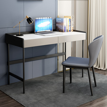 Italian light luxury slate desk home desktop computer desk desk modern minimalist bedroom study desk writing desk