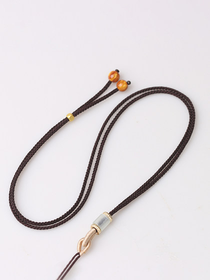 보석 펜던트 랜디드 DIY 꼰 밀랍 마노 문제없는 브랜드 고광택 목 로프 조정 주목식 붉은 둥근 구슬 목걸이 로프 보석 펜던트 랜디드 DIY 꼰 밀랍 마노 문제없는 브랜드 고광택 목 로프 조정 주목식 붉은 둥근 구슬 목걸이 로프