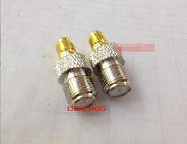 Inch RF female switch head F-SMA-KK outer screw inner hole adapter F female turn SMA female plug