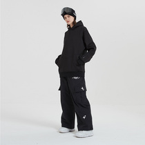 KSONE Ski Pants Ski Sweatshirt Suit Veneer Double Board Free Style Snowsuit Easy and Warm Thickened 2023 New