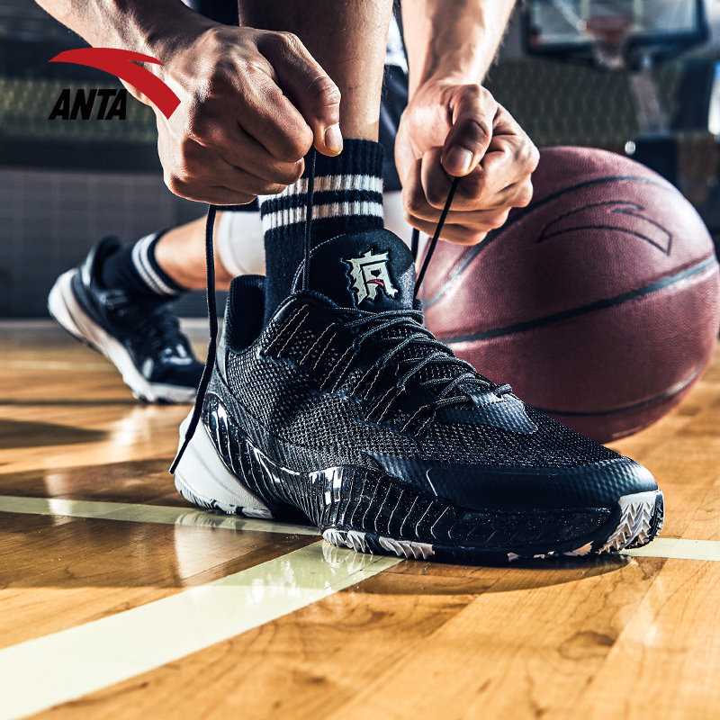 安踏要疯篮球鞋2018秋季新款汤普森kt2代篮球战靴运动鞋11831109