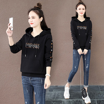 Hooded Sweatshirt Women Spring 2021 New Fashion Fashion Brand Loose Hooded Korean Letter Casual Jacket