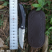 Damascus steel folding knife Outdoor pocket knife sharp mini portable military tactical knife Self-defense folding knife