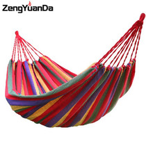 Double canvas thickened hammock Outdoor Camping Indoor Swing Bedroom Dormitory Childrens hammock swing