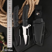 Outdoor tactical special battle small straight knife Field survival saber Self-defense portable knife Outdoor knife High hardness knife