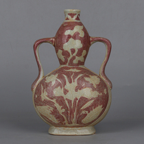 Imitating the glaze unearthed red carved mandarin ducks in the Yuan Dynasty