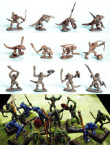 Caesar Caesar Warcraft 1:72 Magic Soldier Model Hobbit Lord of the Rings F107 Lizard Man