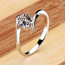 Imprint 950 NSCD Diamond first jewelry female ring diamond ring diamond ring diamond ring wedding ring arm 0267